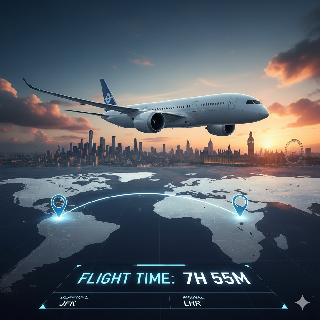 What Is the Flight Time From New York to London?